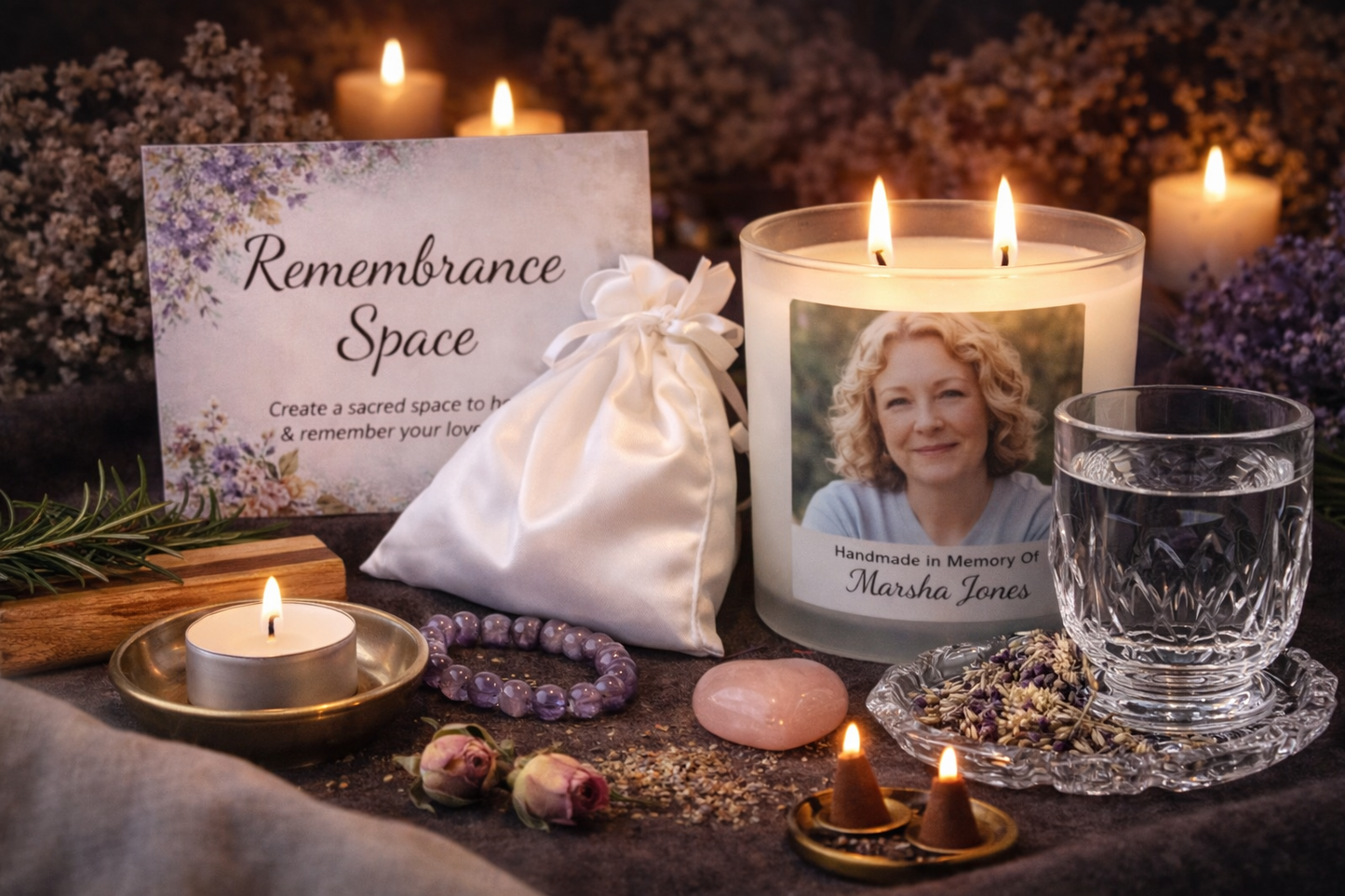 Custom Remembrance Space Kit – Crystal Glass